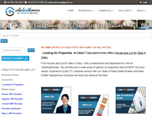 Tablet Screenshot of cebubesthomes.com
